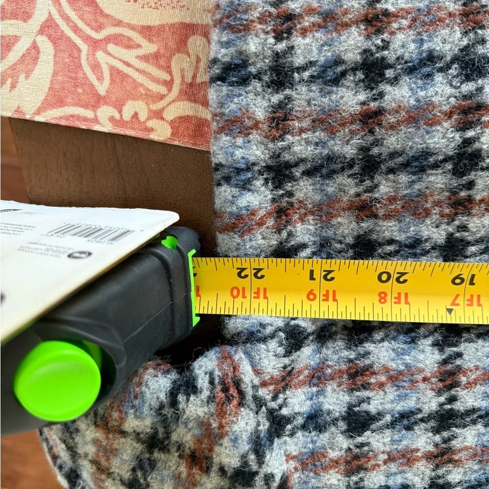 NWT GAP Plaid Unlined Wool Blend Shacket Jacket SZ L Brown Blue Gray Black - Picture 3 of 14